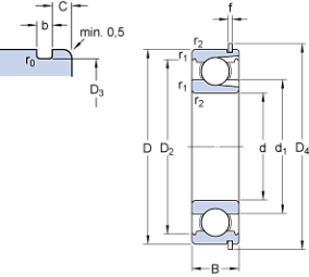 Подшипник 215 NR (SKF)