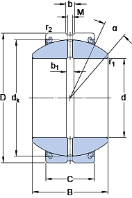 Подшипник GEZH 108 ES-2LS (SKF)