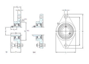 Подшипник FYTB 1.3/4 TF (SKF)