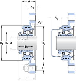Подшипник FYTBK 30 LEF (SKF)