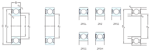 Подшипник E2.6302-2Z (SKF)